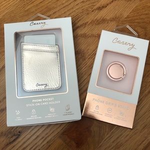 Casery Phone Stick-on Card Holder & Phone Grip